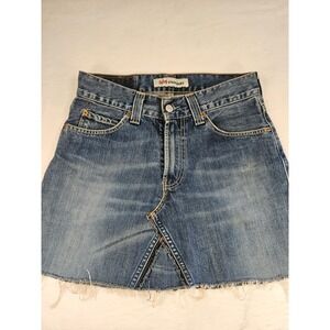 Vintage Levi's 506 Standard Womens Medium Wash Denim skirt
